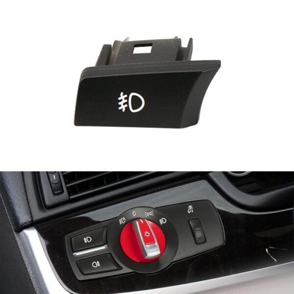 Auto voorste mist lichtschakelaar knopknop voor BMW 5-serie 2010-2017, links rijden