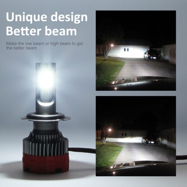2 STKS EV18 H7 DC9-30V 20 W 6000 K 2500LM Auto LED Koplamp Lampen - Afbeelding 10