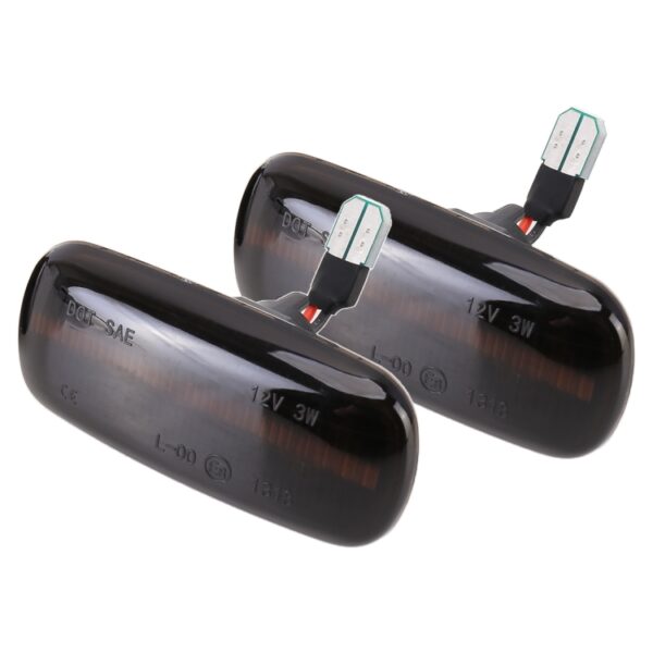 2 STKS DC12V / 3 W Auto LED Dynamische Blinker Zijlichten Stromend Water Richtingaanwijzer voor Audi, geel Licht - Afbeelding 2
