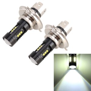 2 STKS H4 DC12V 4.3 W 6000 K 500LM Auto Mistlampen met 12 LEDs SMD-2525
