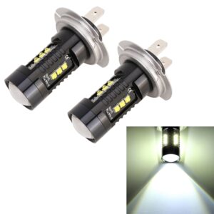 2 STUKS H7 DC12V 4.3W 6000K 500LM Auto Mistlampen met 12LEDs SMD-2525