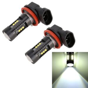 2 STKS H11 / H8 DC12V 4.3W 6000K 500LM Auto Mistlampen met 12LEDs SMD-2525