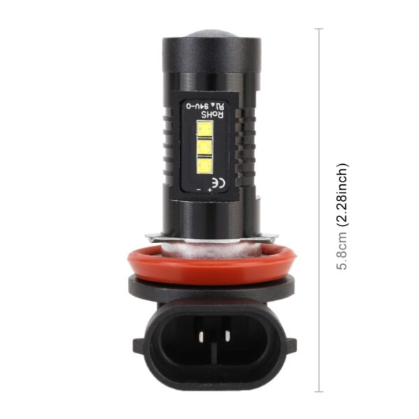 2 STKS H11 / H8 DC12V 4.3W 6000K 500LM Auto Mistlampen met 12LEDs SMD-2525 - Afbeelding 4