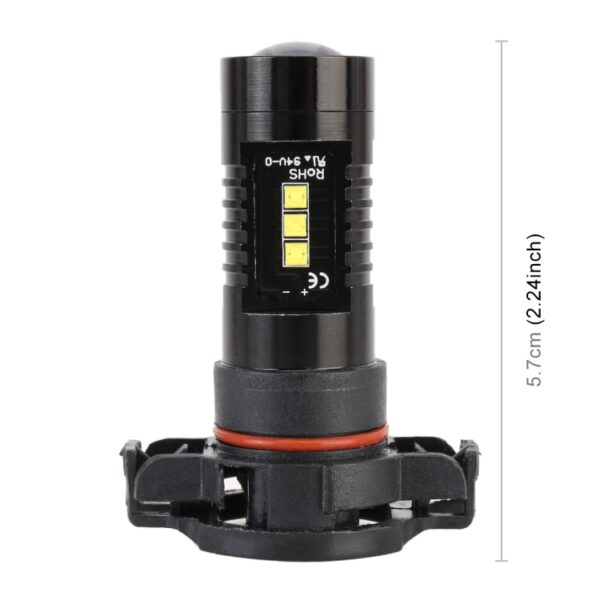 2 STKS H16 DC12V 4.3 W 6000 K 500LM Auto Mistlampen met 12 LEDs SMD-2525 - Afbeelding 4