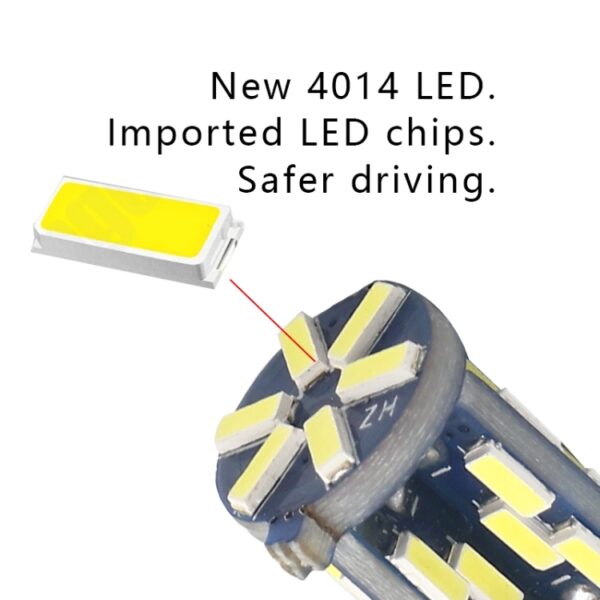 10 STKS T10 DC12V / 3W / 6000K / 180LM Auto Canbus-decodering LED-opruimverlichting met 30LEDs SMD-4041 Lampkralen - Afbeelding 6