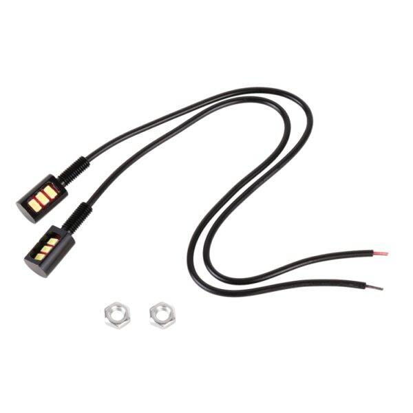1 paar DC12V 0,4 W 3 LEDs SMD-5630 auto / motorfiets kentekenverlichting, kabellengte: 27 cm, DC12V 0.4W - Afbeelding 2