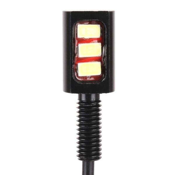 1 paar DC12V 0,4 W 3 LEDs SMD-5630 auto / motorfiets kentekenverlichting, kabellengte: 27 cm, DC12V 0.4W - Afbeelding 4