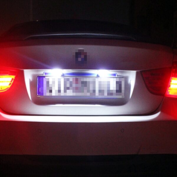 1 paar DC12V 0,4 W 3 LEDs SMD-5630 auto / motorfiets kentekenverlichting, kabellengte: 27 cm, DC12V 0.4W - Afbeelding 7