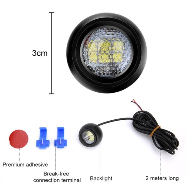 Auto LED Super Bright Eagle Eye achteruitrijlicht DC12V / 5W / 6000K / 650LM met decodering - Afbeelding 4
