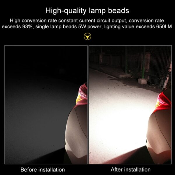 Auto LED Super Bright Eagle Eye achteruitrijlicht DC12V / 5W / 6000K / 650LM met decodering - Afbeelding 8