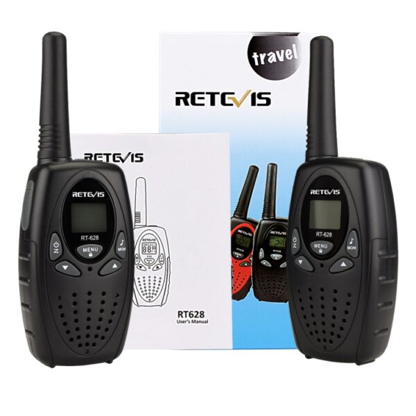 1 Paar RETEVIS RT628 0.5W EU Frequentie 446MHz 8CHS Handheld Kinderen Walkie Talkie, RT628(Black), RT628(White), RT628(Red) - Afbeelding 7