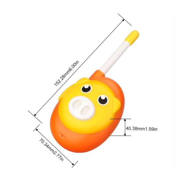 1 paar Retevis RB16 US Frequency FRS467 1CHS Licentievrije Cartoon Kinderen Handheld Walkie Talkie - Afbeelding 3