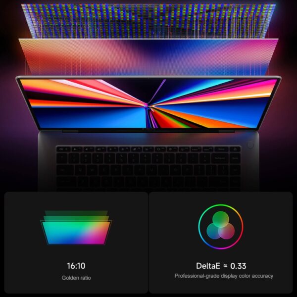 Xiaomi Book Pro 16 2022-laptop, 16-inch touchscreen Windows 11 Home Chinese versie, Intel 12e generatie Core i7-1260P RTX2050 discrete grafische kaart, i7-1260P RTX2050 - Afbeelding 6
