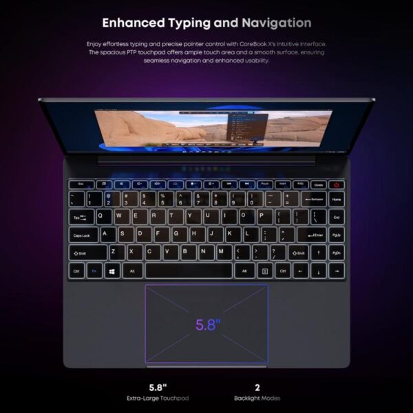 CHUWI CoreBook X 14 inch laptop, Windows 11 Intel 12e generatie Core i5-1235U Deca Core, i5-12450H 16GB+512GB - Afbeelding 10