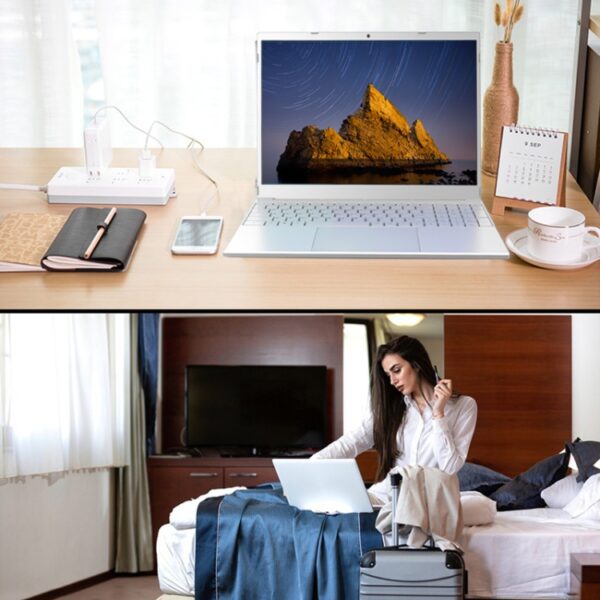 V8 15,6 inch ultradunne laptop, Windows 10 Intel-processor N95 Quad Core, 32GB+128GB, 32GB+256GB, 32GB+512GB, 32GB+1TB, 32GB+2TB - Afbeelding 13