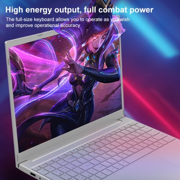V8 15,6 inch ultradunne laptop, Windows 10 Intel-processor N95 Quad Core, 32GB+128GB, 32GB+256GB, 32GB+512GB, 32GB+1TB, 32GB+2TB - Afbeelding 4