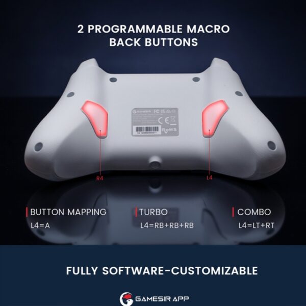 GameSir T4C draadloze gamecontroller voor pc/switch/iOS/Android - Afbeelding 8
