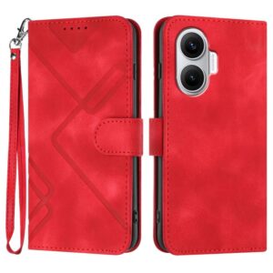 Lijnpatroon Huidgevoel Leren Telefoonhoesje, For Redmi Turbo 4 Pro / Xiaomi Poco F7, For Redmi A5 4G 171.7mm / Xiaomi Poco C71, For Redmi K80 Pro / Xiaomi Poco F7 Ultra, For Redmi K80 / Xiaomi Poco F7 Pro, For Redmi Note 14 4G 164.84mm...