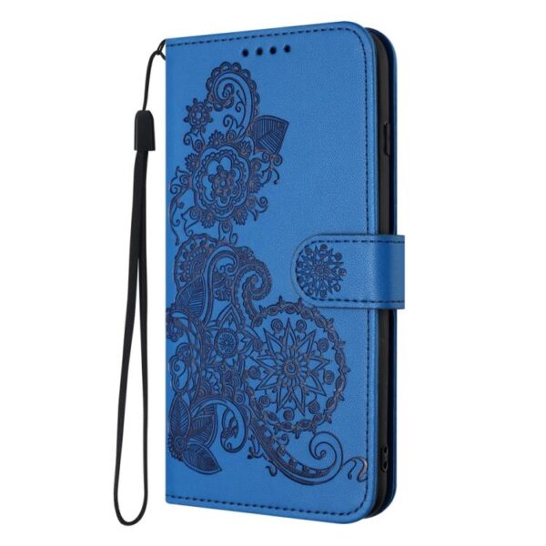Datura Bloem Geëmbosseerd Flip Leren Telefoonhoesje, For Redmi Turbo 4 Pro / Xiaomi Poco F7, For Redmi A5 4G 171.7mm / Xiaomi Poco C71, For Redmi Note 14 4G 164.84mm, For Redmi Turbo 4 / Xiaomi Poco X7 Pro, For Redmi Note 14 Pro 4G... - Afbeelding 3