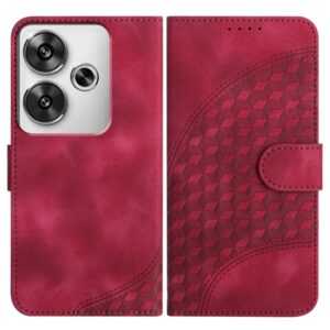 YX0060 Olifantenkop reliëf telefoonhoesje van leer met koord, For Redmi Turbo 3 / Xiaomi Poco F6, For Redmi Note 13R Pro / Xiaomi Poco X6 Neo, For Redmi Note 12 Turbo / Xiaomi Poco F5