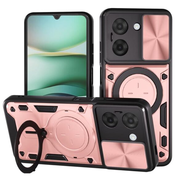 CD-textuur schuifbare nokkenaschild magnetische houder telefoonhoesje, For Redmi A5 4G 173.3mm, For Redmi A5 4G 171.7mm, For Redmi Note 14 4G 164.48mm, For Redmi K80 Pro, For Redmi K80, For Redmi Note 14 Pro 4G, For Redmi Note 14 5G...