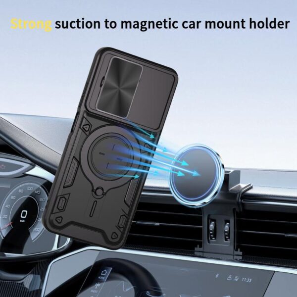 CD-textuur schuifbare nokkenaschild magnetische houder telefoonhoesje, For Redmi A5 4G 173.3mm, For Redmi A5 4G 171.7mm, For Redmi Note 14 4G 164.48mm, For Redmi K80 Pro, For Redmi K80, For Redmi Note 14 Pro 4G, For Redmi Note 14 5G... - Afbeelding 5