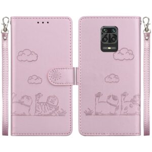 Leuke katten RFID leren telefoonhoesje, For Redmi Note 9 Pro, For Redmi 9C / 9 Activ, For Redmi 9A / 9i Sport, For Redmi 9 / 9 Prime, For Redmi Note 9 / 10X 4G