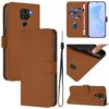 Skin Feel effen leren telefoonhoesje met koord, For Redmi Note 9 4G Global / 10X 4G, For Redmi Note 8, For Redmi Note 8 Pro, For Redmi Note 7 / 7 Pro / 7S