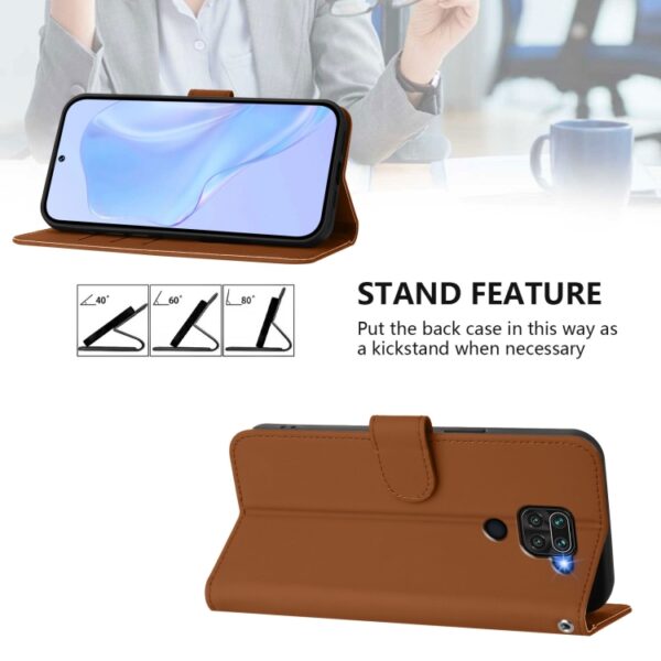 Skin Feel effen leren telefoonhoesje met koord, For Redmi Note 9 4G Global / 10X 4G, For Redmi Note 8, For Redmi Note 8 Pro, For Redmi Note 7 / 7 Pro / 7S - Afbeelding 3