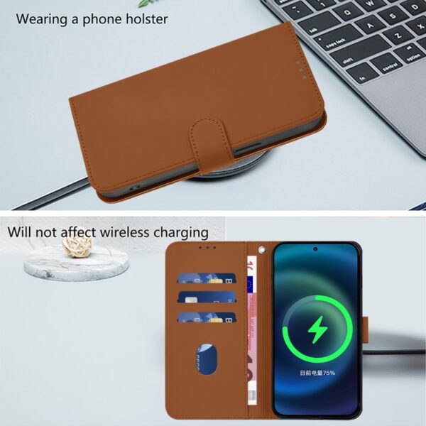 Skin Feel effen leren telefoonhoesje met koord, For Redmi Note 11T Pro+ 5G, For Redmi Note 12 Turbo 5G, For Redmi K60 / K60 Pro, For Redmi Note 11 4G Global, For Redmi A1+ 4G / A2+ - Afbeelding 7