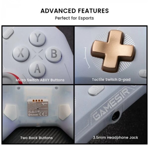 GameSir Cyclone 2 Bluetooth draadloze gamecontroller, With Charging Base, Without Charging Base - Afbeelding 4