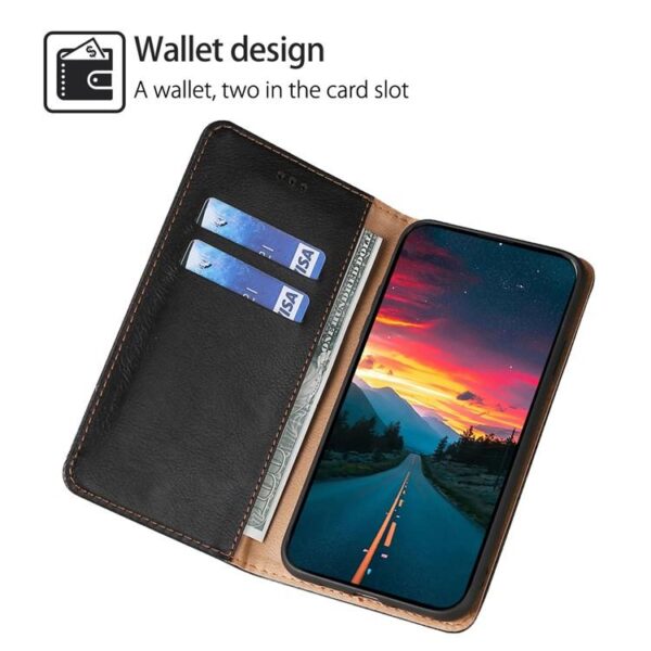 Glanzende olie effen kleur magnetische leren telefoonhoes, For Redmi A5 4G 171.7mm, For Redmi Note 14S 4G, For Redmi Note 14 4G 164.84mm, For Redmi Turbo 4, For Redmi Note 14 Pro 4G, For Redmi Note 14 4G 163.25mm, For Redmi Note 14 5G... - Afbeelding 3