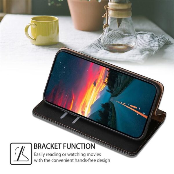 Glanzende olie effen kleur magnetische leren telefoonhoes, For Redmi A5 4G 171.7mm, For Redmi Note 14S 4G, For Redmi Note 14 4G 164.84mm, For Redmi Turbo 4, For Redmi Note 14 Pro 4G, For Redmi Note 14 4G 163.25mm, For Redmi Note 14 5G... - Afbeelding 4
