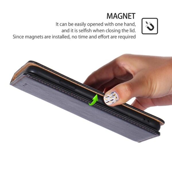 Glanzende olie effen kleur magnetische leren telefoonhoes, For Redmi A5 4G 171.7mm, For Redmi Note 14S 4G, For Redmi Note 14 4G 164.84mm, For Redmi Turbo 4, For Redmi Note 14 Pro 4G, For Redmi Note 14 4G 163.25mm, For Redmi Note 14 5G... - Afbeelding 5