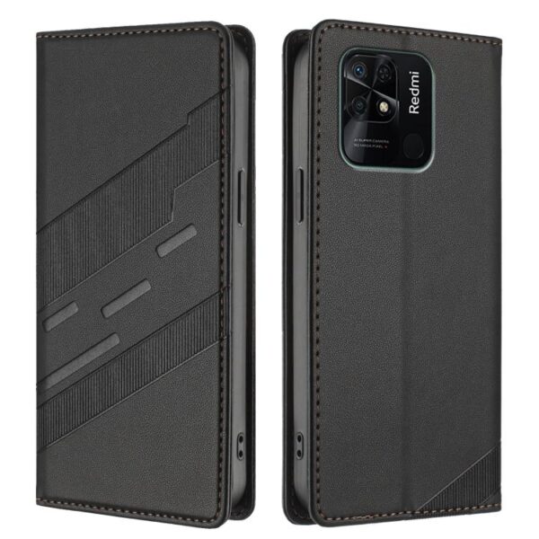 Multi-functional Wallet Retro Leather Phone Case, For Redmi 10C, - Afbeelding 2