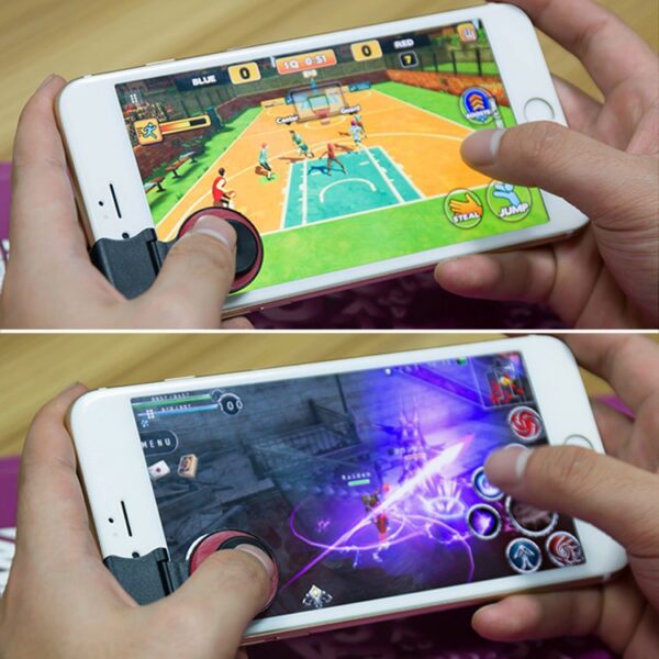 A9 Direct Mobile Clip Games Joystick Artefact Handreizen Knopzuiger met ringhouder voor iPhone, Android-telefoon, tablet, A9 Gold, A9 REd, A9 Silver - Afbeelding 7