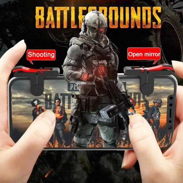 D9 1 paar mobiele telefoon Gaming-handgreep L / R Shooter PUBG-gamecontroller - Afbeelding 3