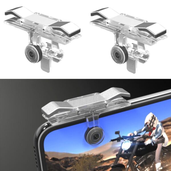 E9 Legering Druk op Eat Chicken Mobiele telefoon Trigger Schieten Controller Knopgreep, E9 Alloy