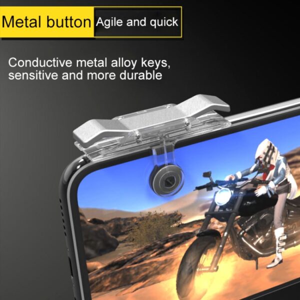 E9 Legering Druk op Eat Chicken Mobiele telefoon Trigger Schieten Controller Knopgreep, E9 Alloy - Afbeelding 7