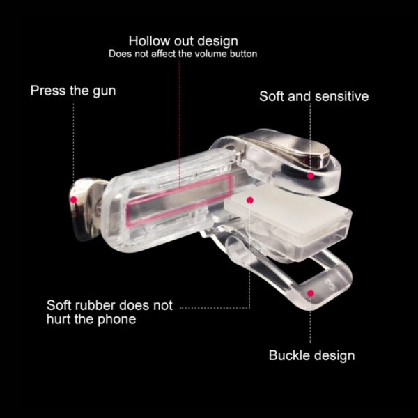 Eet Kip Mobiele Telefoon Trigger Schieten Controller Knop Handvat - Afbeelding 5