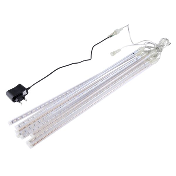 LED-decoratief licht, buisdiameter: 1,2 cm, AC 100-240V, VS, EU-stekker optioneel, 8PCS 50cm/Blue, 8PCS 50cm/Colorful, 8PCS 50cm/White - Afbeelding 3