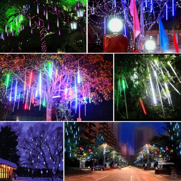 LED-decoratief licht, buisdiameter: 1,2 cm, AC 100-240V, VS, EU-stekker optioneel, 8PCS 50cm/Blue, 8PCS 50cm/Colorful, 8PCS 50cm/White - Afbeelding 9