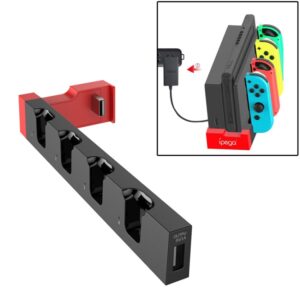 iPega PG-9186 Game Controller Oplader Oplaadstation Stand Stationhouder met indicator voor Nintendo Switch Joy-Con