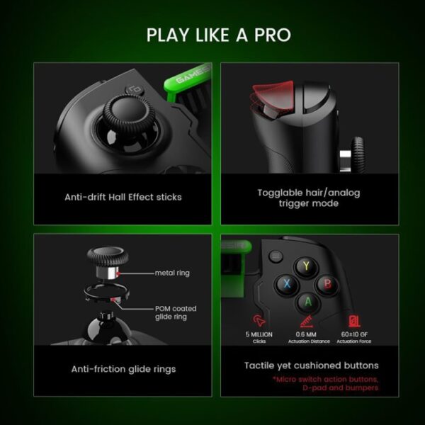GameSir X4 Aileron Bluetooth draadloze gamepad-gamecontroller voor Cloud Gaming Xbox - Afbeelding 9