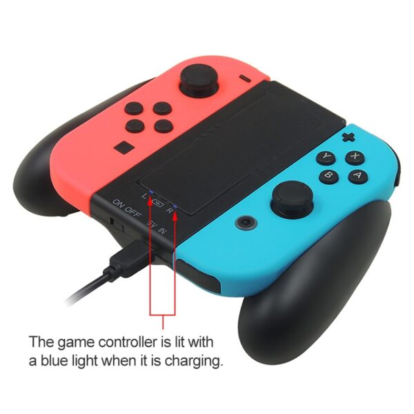iplay S005 Controller Grip Oplader voor Nintendo Switch Joy-Con - Afbeelding 6
