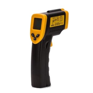 Infraroodthermometer, temperatuurbereik: -50-380 graden Celsius (D: S = 12: 1) (zwart)