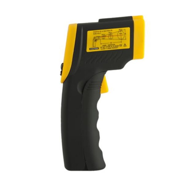 Infraroodthermometer, temperatuurbereik: -50-380 graden Celsius (D: S = 12: 1) (zwart) - Afbeelding 6
