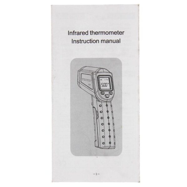 DT-8500 LCD digitale infraroodthermometer, temperatuurbereik: -50-500 graden Celsius, DT-8500 - Afbeelding 8