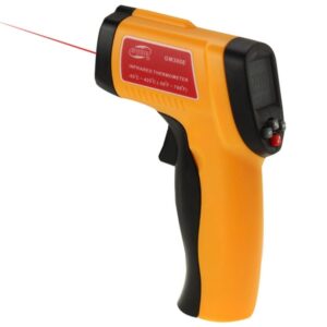 Benetech GM300E digitale laserpunt infraroodthermometer, temperatuurbereik: -50-420 Celsius graad