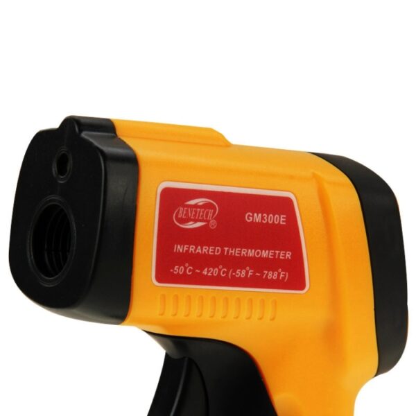 Benetech GM300E digitale laserpunt infraroodthermometer, temperatuurbereik: -50-420 Celsius graad - Afbeelding 4